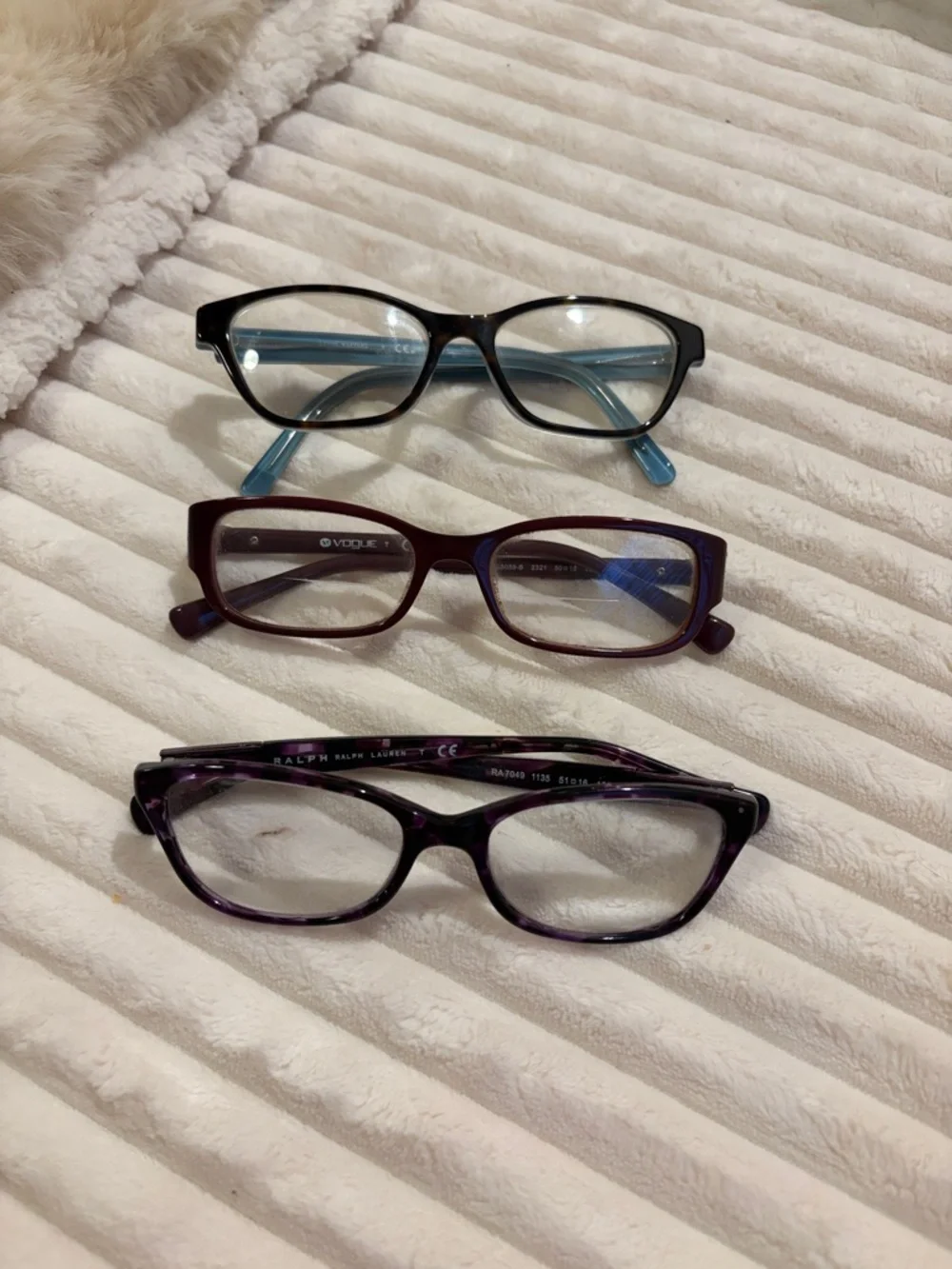 Women’s Eyeglasses Frames (must remove lenses) with cases